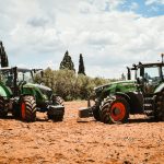 The newly bought Fendt 936 Vario and Fendt 720 Vario Gen 6 at Lemmertrust Boerdery